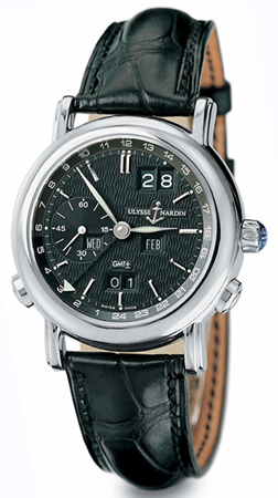 Ulysse Nardin 320-22/92 GMT +/- Perpetual 38.5mm replica watch